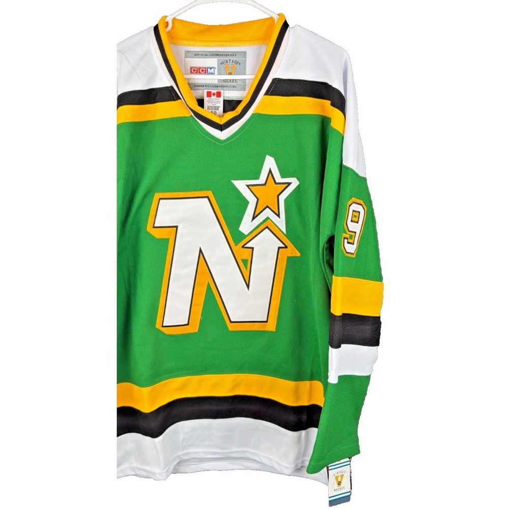 CCM Vintage Heroes of‎ Hockey Minnesota North Stars Modano Jersey Size 50 NWT